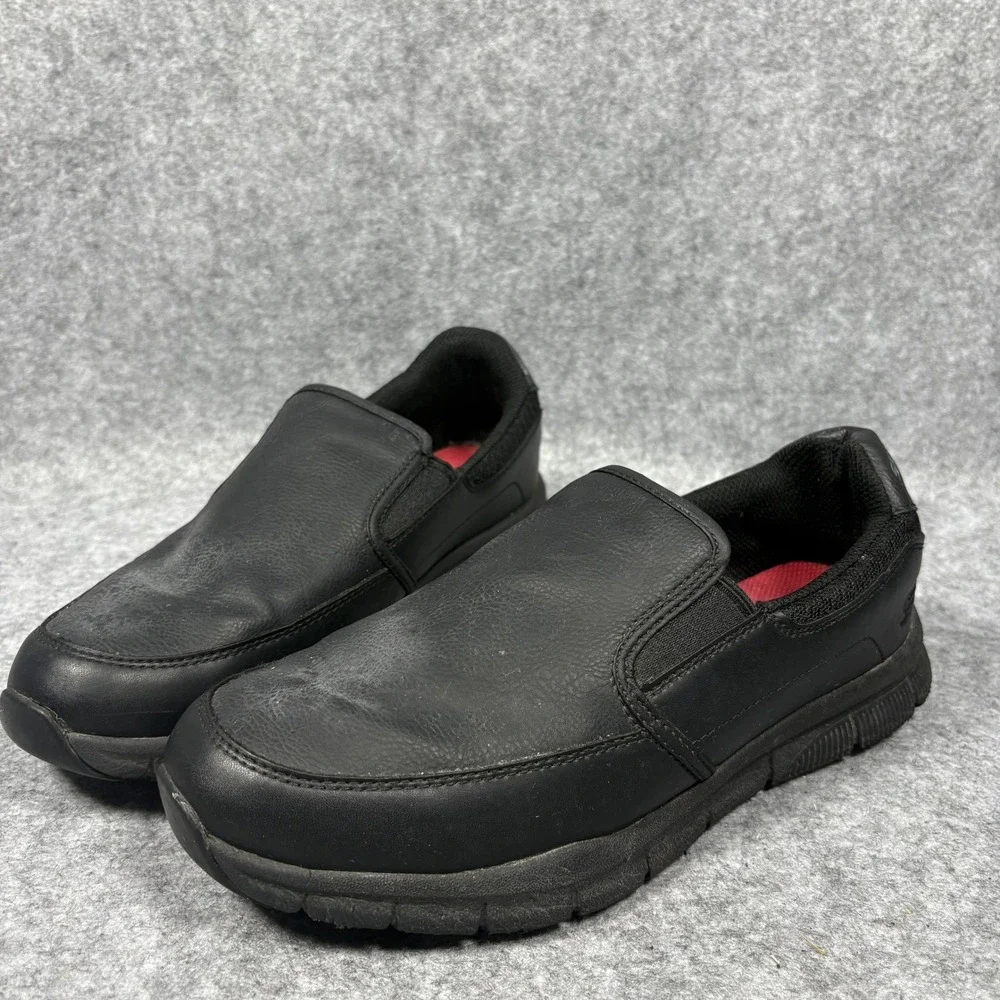Skechers Work Nampa Annod SR Black Slip Resistant‎ Men's 9.5 77136